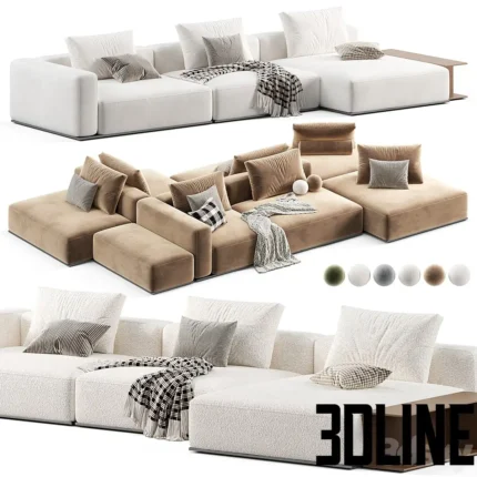 Weside Sectiol Sofa(3dline.net)