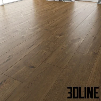 Wooden floor Oak  Este NEW Brushed (3dline.net)