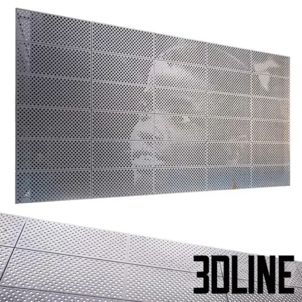perfoed metal panel N5(3dline.net)